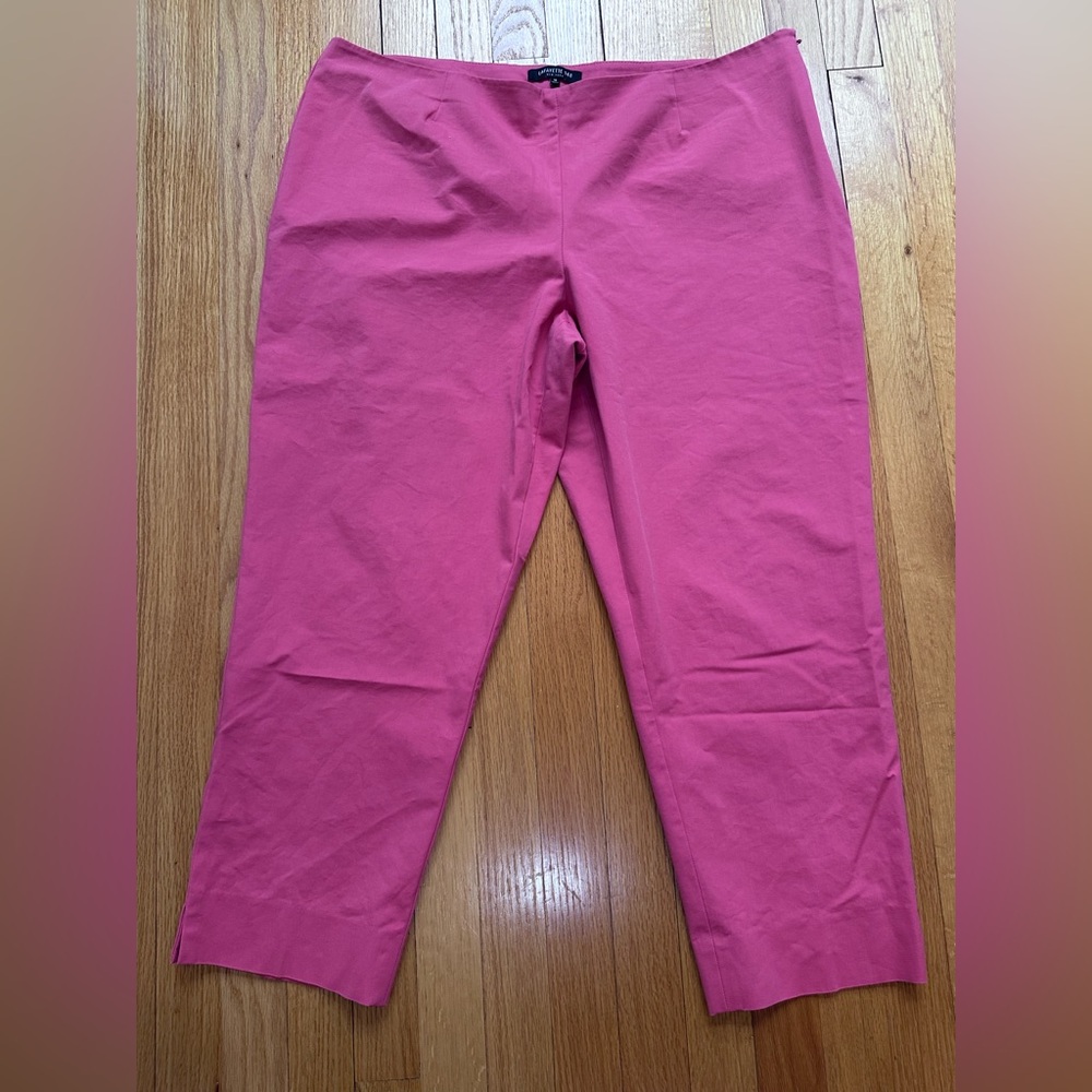Lafayette 148 New York Pink cropped pants Size 16 Cropped Bleecker